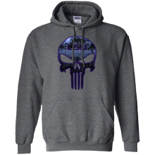 Load image into Gallery viewer, LSU Tigers Football The Punisher Skull Hoodie Shirt