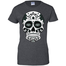 Load image into Gallery viewer, New York Jets Sugar Skull T-Shirt For Women