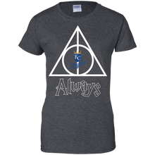 Load image into Gallery viewer, Deathly Hallows For Kansas City Royals And Harry Potter Fans T-Shirt For Women