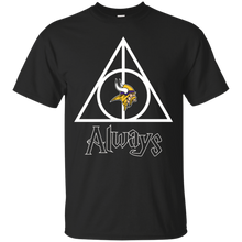Load image into Gallery viewer, Deathly Hallows For Minnesota Vikings And Harry Potter Fans T - Shirt For Men