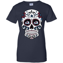Load image into Gallery viewer, Colorado Avalanche Sugar Skull T-Shirt For Women