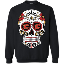 Load image into Gallery viewer, Calgary Flames Sugar Skull Sweatshirt