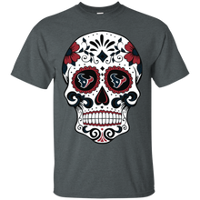 Load image into Gallery viewer, Houston Texans Sugar Skull T - Shirt For Men