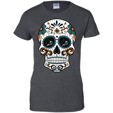 Load image into Gallery viewer, San Jose Sharks Sugar Skull T-Shirt For Women