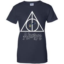 Load image into Gallery viewer, Deathly Hallows For Utah Jazz And Harry Potter Fans T-Shirt For Women