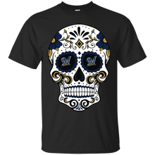 Load image into Gallery viewer, Milwaukee Brewers Sugar Skull T - Shirt For Men