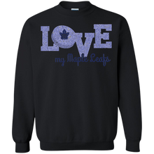 Load image into Gallery viewer, Glitter Love For Toronto Maple Leafs Fans Sweatshirt