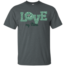 Load image into Gallery viewer, Glitter Love For Dallas Stars Fans T - Shirt For Men