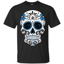 Load image into Gallery viewer, Carolina Panthers Sugar Skull T - Shirt For Men