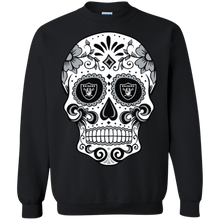 Load image into Gallery viewer, Oakland Raiders Sugar Skull Sweatshirt
