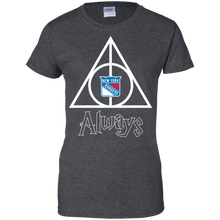 Load image into Gallery viewer, Deathly Hallows For New York Rangers And Harry Potter Fans T-Shirt For Women