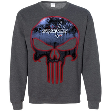 Load image into Gallery viewer, Washington Capitals Hockey The Punisher Skull Sweatshirt