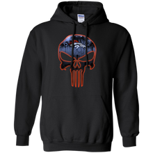 Load image into Gallery viewer, Denver Broncos Football The Punisher Skull Hoodie Shirt