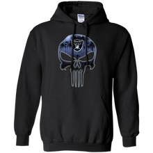 Load image into Gallery viewer, Oakland Raiders Football The Punisher Skull Hoodie Shirt