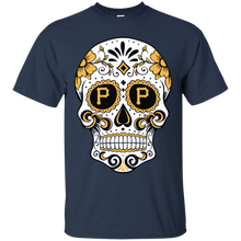 Load image into Gallery viewer, Pittsburgh Pirates Sugar Skull T - Shirt For Men