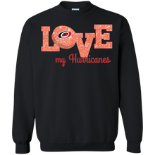 Load image into Gallery viewer, Glitter Love For Carolina Hurricanes Fans Sweatshirt