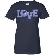 Load image into Gallery viewer, Glitter Love For St. Louis Blues Fans T-Shirt For Women
