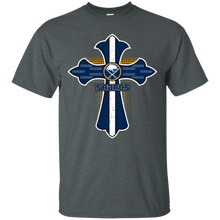 Load image into Gallery viewer, Cross Shirt For Jesus And Buffalo Sabres Fans T - Shirt For Men
