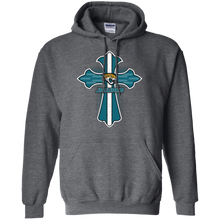 Load image into Gallery viewer, Cross Shirt For Jesus And Jacksonville Jaguars Fans Hoodie Shirt