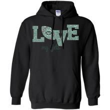 Load image into Gallery viewer, Glitter Love For New York Jets Fans Hoodie Shirt