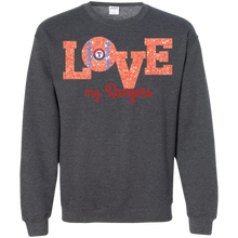 Load image into Gallery viewer, Glitter Love For Texas Rangers Fans Sweatshirt