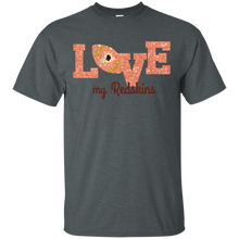 Load image into Gallery viewer, Glitter Love For Washington Redskins Fans T - Shirt For Men