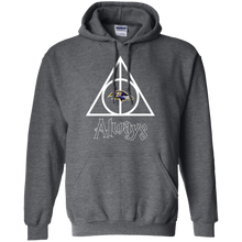 Load image into Gallery viewer, Deathly Hallows For Baltimore Ravens And Harry Potter Fans Hoodie Shirt