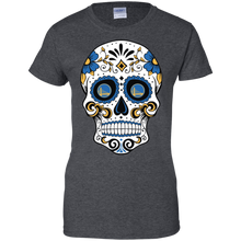 Load image into Gallery viewer, Golden State Warriors Sugar Skull T-Shirt For Women