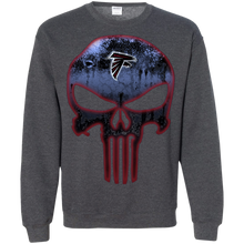 Load image into Gallery viewer, Atlanta Falcons Football The Punisher Skull Sweatshirt