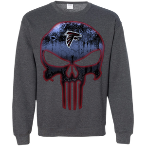 Atlanta Falcons Football The Punisher Skull Sweatshirt