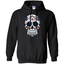 Load image into Gallery viewer, Los Angeles Dodgers Sugar Skull Hoodie Shirt