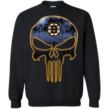 Load image into Gallery viewer, Boston Bruins Hockey The Punisher Skull Sweatshirt