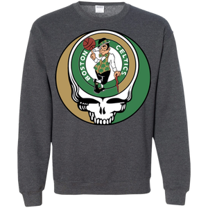 Boston Celtics Basketball Grateful Dead Steal Your Face Sweatshirt