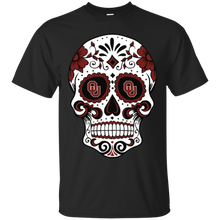 Load image into Gallery viewer, Oklahoma Sooners Sugar Skull T - Shirt For Men