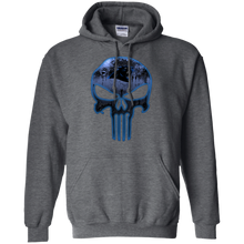 Load image into Gallery viewer, Carolina Panthers Football The Punisher Skull Hoodie Shirt