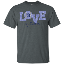 Load image into Gallery viewer, Glitter Love For San Diego Padres Fans T - Shirt For Men