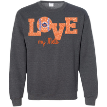 Load image into Gallery viewer, Glitter Love For New York Mets Fans Sweatshirt