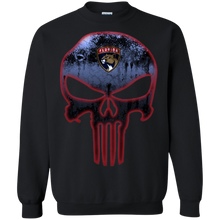 Load image into Gallery viewer, Florida Panthers Hockey The Punisher Skull Sweatshirt