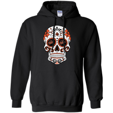 Load image into Gallery viewer, Baltimore Orioles Sugar Skull Hoodie Shirt