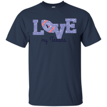 Load image into Gallery viewer, Glitter Love For Houston Texans Fans T - Shirt For Men