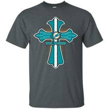 Load image into Gallery viewer, Cross Shirt For Jesus And Miami Dolphins Fans T - Shirt For Men