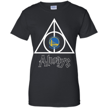 Load image into Gallery viewer, Deathly Hallows For Golden State Warriors And Harry Potter Fans T-Shirt For Women