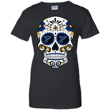 Load image into Gallery viewer, St. Louis Blues Sugar Skull T-Shirt For Women