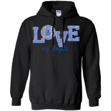 Load image into Gallery viewer, Glitter Love For Kansas City Royals Fans Hoodie Shirt
