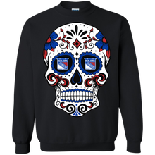 Load image into Gallery viewer, New York Rangers Sugar Skull Sweatshirt