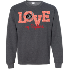 Load image into Gallery viewer, Glitter Love For Toronto Raptors Fans Sweatshirt