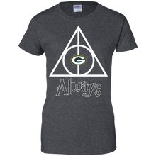 Load image into Gallery viewer, Deathly Hallows For Green Bay Packers And Harry Potter Fans T-Shirt For Women