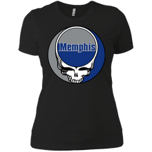 Load image into Gallery viewer, Memphis Tigers Footballl Grateful Dead Steal Your Face T-Shirt For Women