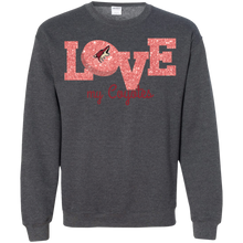 Load image into Gallery viewer, Glitter Love For Arizona Coyotes Fans Sweatshirt