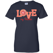 Load image into Gallery viewer, Glitter Love For Atlanta Hawks Fans T-Shirt For Women